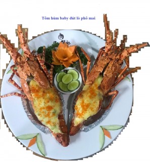 Tôm hùm baby đút lò phô mai